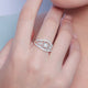 92.5 silver zircon majestic ring