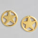 92.5 Silver Star Loop Stud Earrings