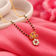 925 Silver Floral Drop Mangalsutra