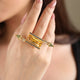 925 Silver Cocktail Patakha Rocket Ring