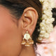 Lakshmi 999 Silver Dangling Jhumki Earrings