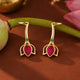 Silver Kamal Kali Drop Earrings