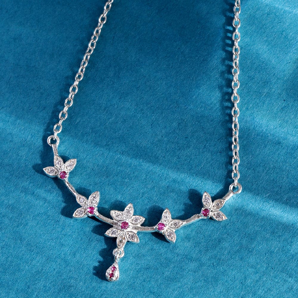 Cute Minimal Silver Necklace – Unniyarcha - Main Image