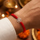 Unniyarcha 925 Pure Silver Swastik Bracelet