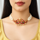 92.5 Silver Peacock choker