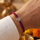 Unniyarcha 925 Pure Silver Shree Radha Bracelet