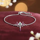 925 Sterling Silver Murugan Trishul Adjustable Bracelet