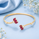 Gorgeous Silver 92.5 Lotus Cuff