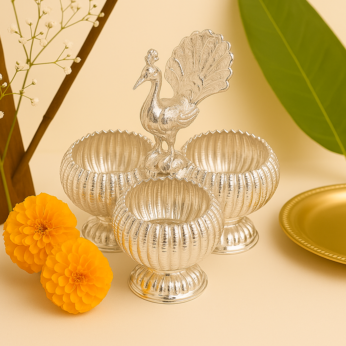 Buy 92.5 Silver Kumkum Bharani Online - Unniyarcha – Unniyarcha