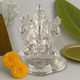 Silver small Ganesh idol