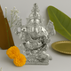 Silver Solid Ganesha Idol