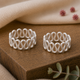 92.5 Sterling Silver Cursive Toe Ring (Pair)