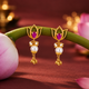SIlver 925 Gulabo Padma Earrings