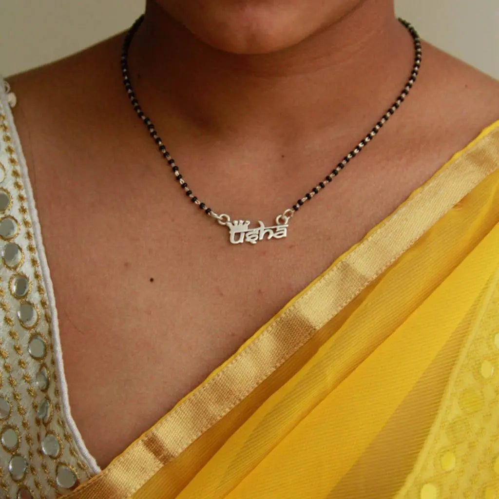 Buy Crown Sterling Silver Mangalsutra Online Unniyarcha – Unniyarcha