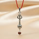 Silver Trident Mace Pendant