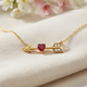 Silver Cupids Arrow Necklace