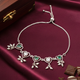 92.5 Sterling Silver everyday heart bracelet