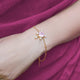 Gulabo Silver Tortoise Bracelet