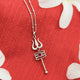 92.5 Women's Trishul Silver pendant