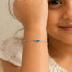 925 Silver Kids Dolphin Enamel Bracelet
