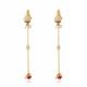 925 Silver Patakha Anar Drop Danglers