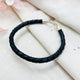 925 silver men's leather bracelet