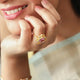 Silver 92.5 Gulabo square Ring