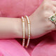 Silver Pearl Bangle(single)