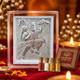 Sacred Pure 925 Silver Hanumann jii Keepsake with Chandan Tilak Set
