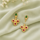 Tri Goddess 92.5 Sterling Silver Bugadi(Pierced)