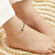 925 Sterling Silver Gold plated Anklet (Single)