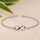 Navratna Infinity Bracelet