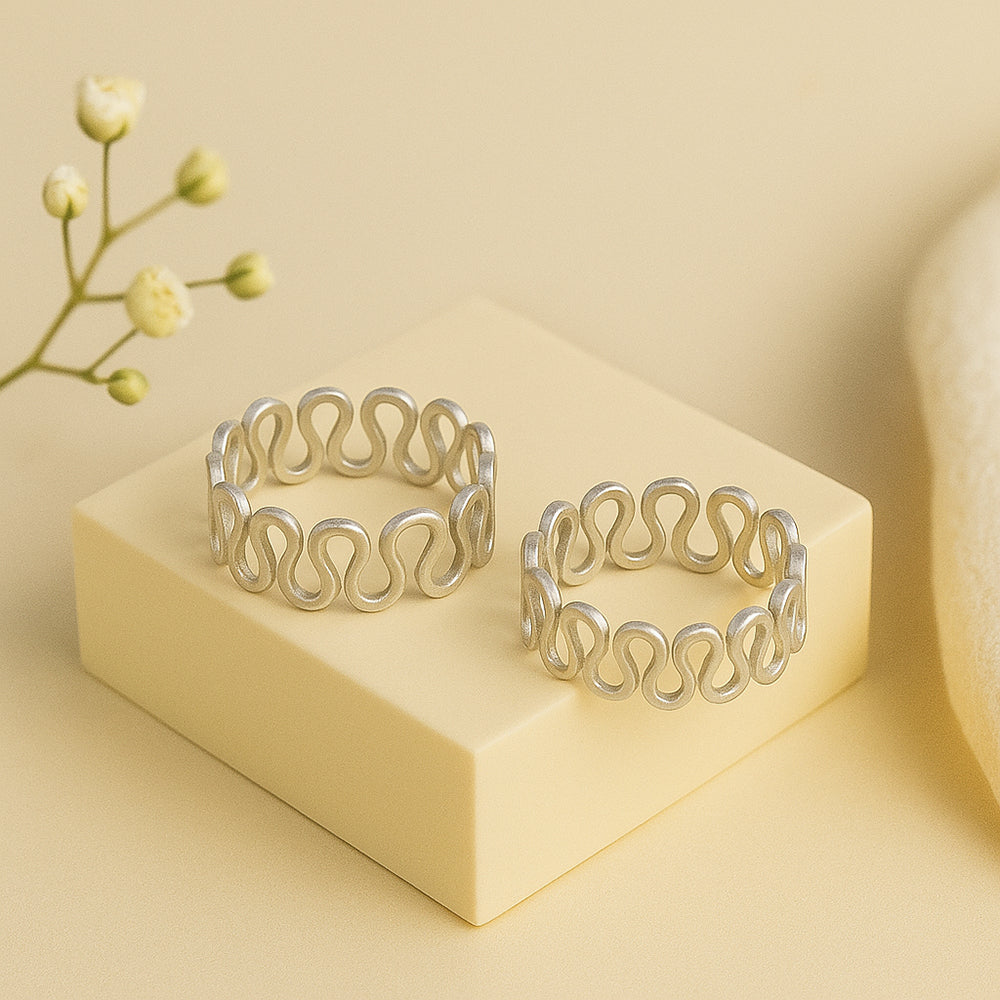 Buy Pure Silver Toe Ring (Pair) Online – Unniyarcha