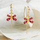 925 Sterling Silver Butterfly Sui Dhaga Earrings