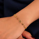 24kt Gold Plated 925 Pure Silver Patakha Multi-Gemstone Sparkler Slider Bracelet