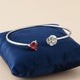 Dual Spark Open Cuff Bracelet – 925 Silver