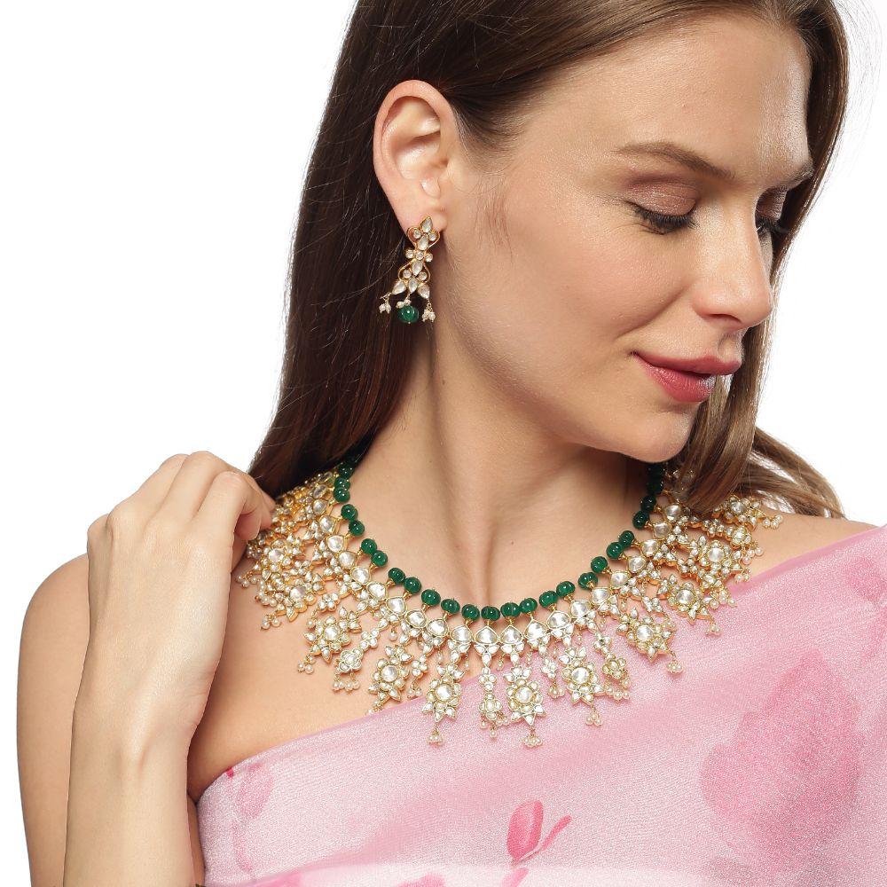 Buy Silver Jadau Brilliance Online Unniyarcha – Unniyarcha