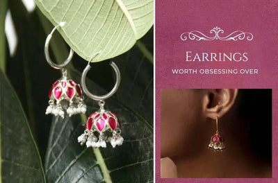 Infuse Playful Elegance: Unniyarcha's Sui Dhaga Earrings Collection