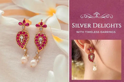 Timeless Elegance: Elevate Your Style with Silver Earrings and Kundan Silver Earrings