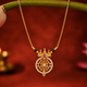 Silver 925 Shri Yantra Kavach Necklace