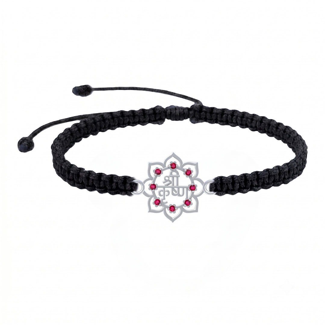 Unniyarcha 925 Pure Silver Shree Krishna Bracelet