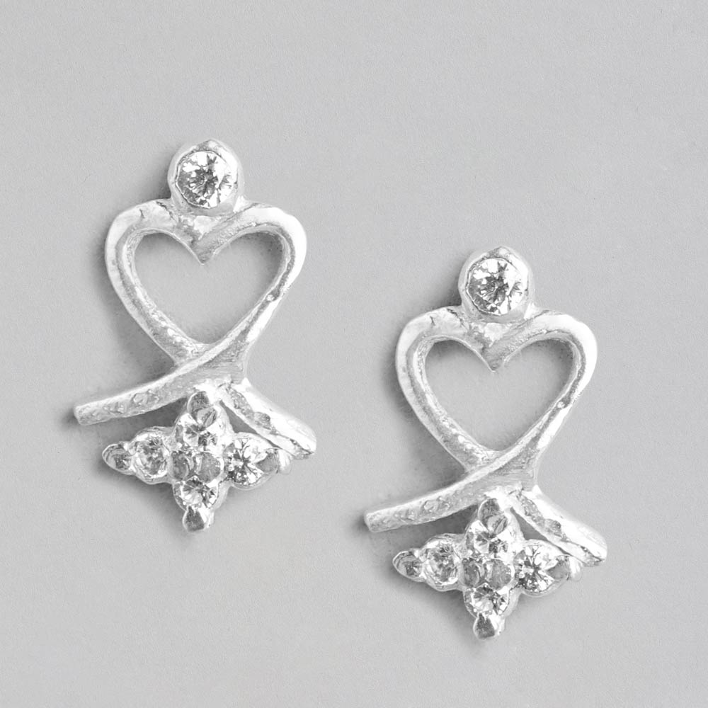 Silver Heart Earring