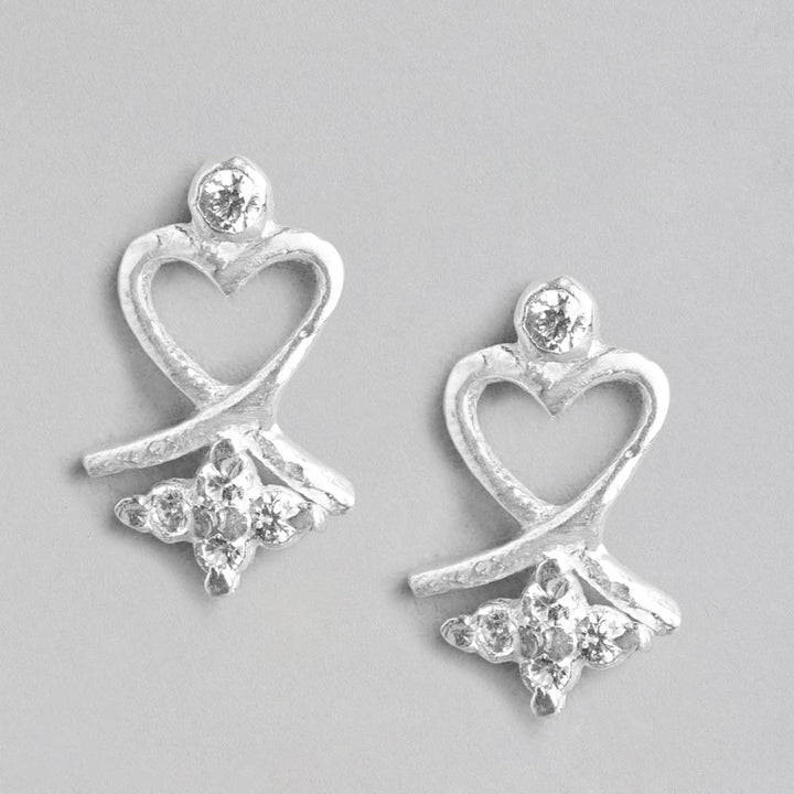 Silver Heart Earring