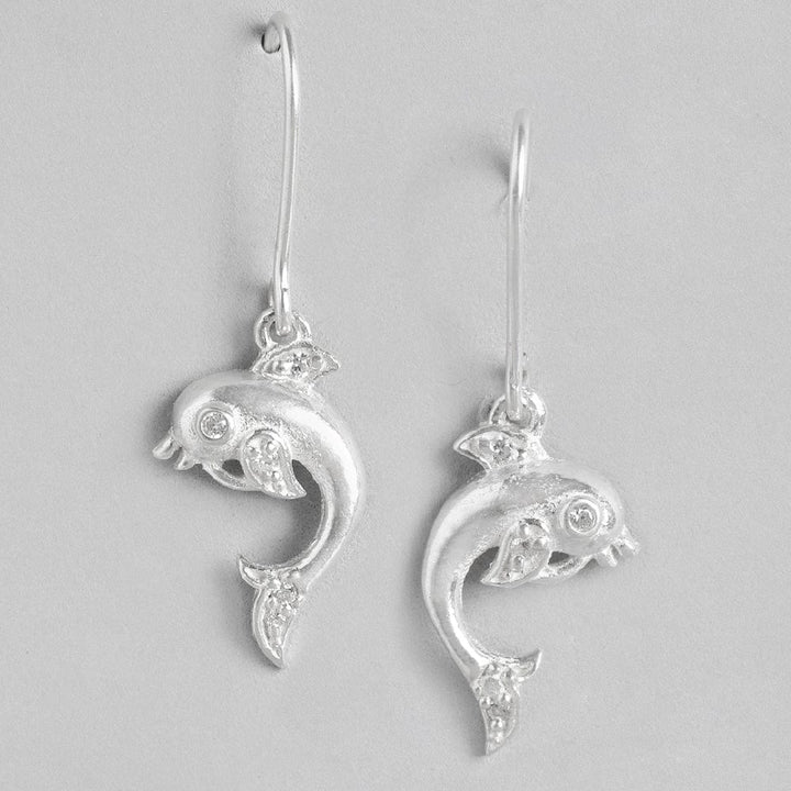 Silver Fish Earrings