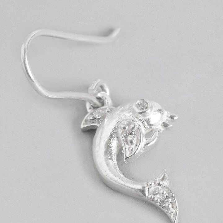 Silver Fish Earrings