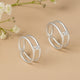 Silver toe ring