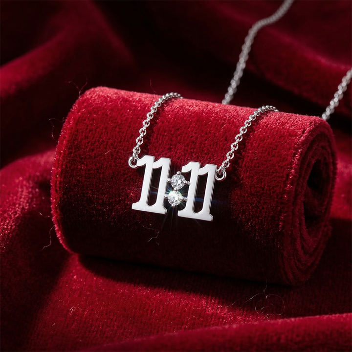925 Pure Silver 11:11 Wish Pendant Necklace