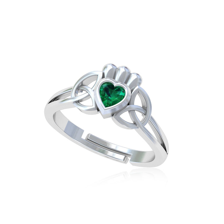 Silver Heart of Promise Ring