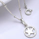92.5 Silver Star loop Necklace
