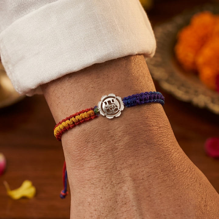 Unniyarcha 925 Pure Silver Ganesha bracelet